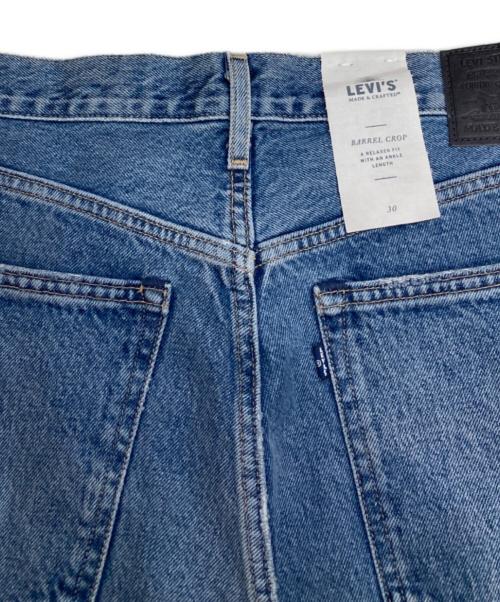 LEVI'S MADE&CRAFTED（リーバイスメイドクラフテッド）LEVI'S MADE&CRAFTED (リーバイスメイドクラフテッド) バレルクロップドデニムパンツ インディゴ サイズ:W30 未使用品の古着・服飾アイテム