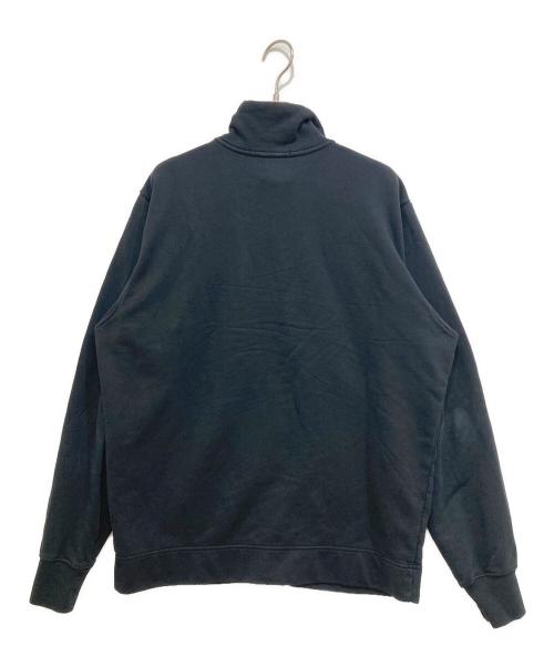 STONE ISLAND（ストーンアイランド）STONE ISLAND (ストーンアイランド) Garment Dyed Zip Sweatshirt ブラック サイズ:Mの古着・服飾アイテム