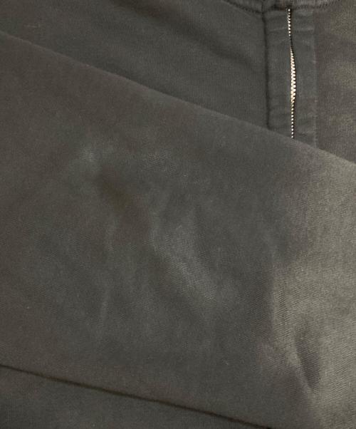 STONE ISLAND（ストーンアイランド）STONE ISLAND (ストーンアイランド) Garment Dyed Zip Sweatshirt ブラック サイズ:Mの古着・服飾アイテム