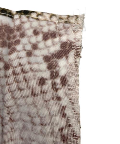 HYKE（ハイク）HYKE (ハイク) パイソンプリーツスカート ベージュ サイズ:Mの古着・服飾アイテム