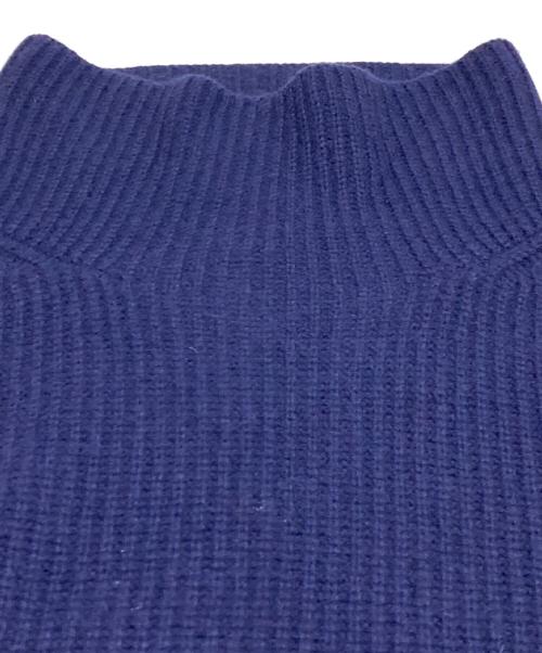 POLO RALPH LAUREN（ポロ・ラルフローレン）POLO RALPH LAUREN (ポロ・ラルフローレン) カシミヤ混ウールハイネックニットセーター ネイビー サイズ:Sの古着・服飾アイテム