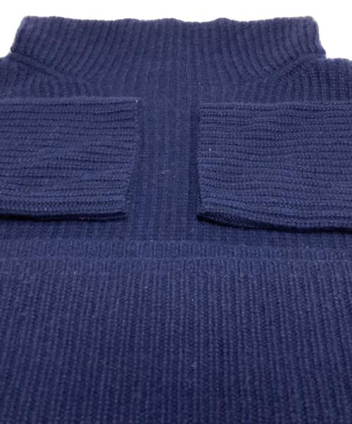 POLO RALPH LAUREN（ポロ・ラルフローレン）POLO RALPH LAUREN (ポロ・ラルフローレン) カシミヤ混ウールハイネックニットセーター ネイビー サイズ:Sの古着・服飾アイテム