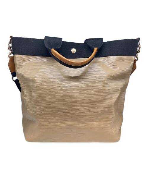 Breath TOPKAPI（ブレストプカピ）Breath TOPKAPI (ブレストプカピ) リプルネオレザートートバッグ ベージュの古着・服飾アイテム