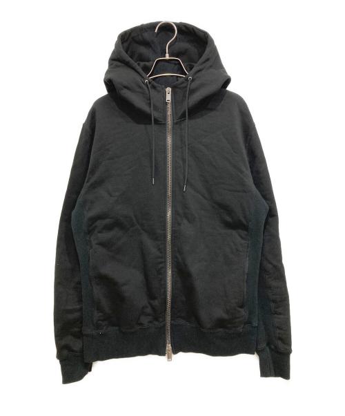 Junhashimoto（ジュンハシモト）Junhashimoto (ジュンハシモト) ZIP UP PARKA/ジップアップパーカ ブラック サイズ:XL(5)の古着・服飾アイテム