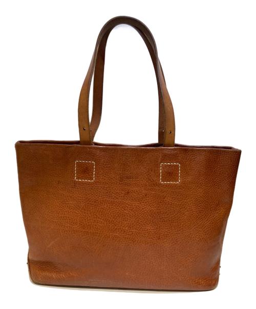 genten（ゲンテン）genten (ゲンテン) 焦がし加工トートバッグ ブラウンの古着・服飾アイテム