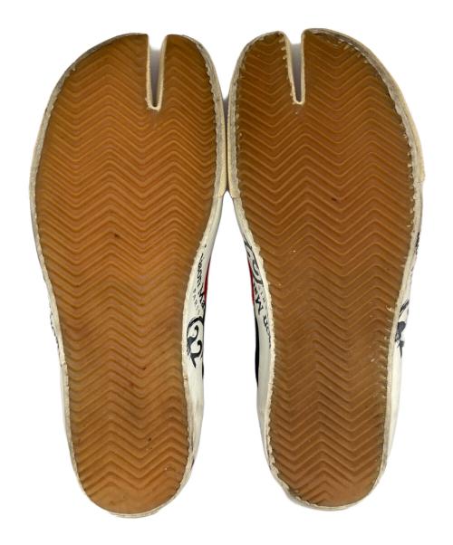 Maison Margiela 22（メゾンマルジェラ）Maison Margiela 22 (メゾンマルジェラ 22) 足袋スニーカー レッド×ブラック サイズ:26.5cm(42表記)の古着・服飾アイテム