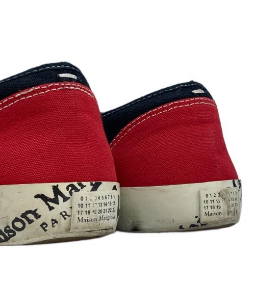 Maison Margiela 22（メゾンマルジェラ）Maison Margiela 22 (メゾンマルジェラ 22) 足袋スニーカー レッド×ブラック サイズ:26.5cm(42表記)の古着・服飾アイテム