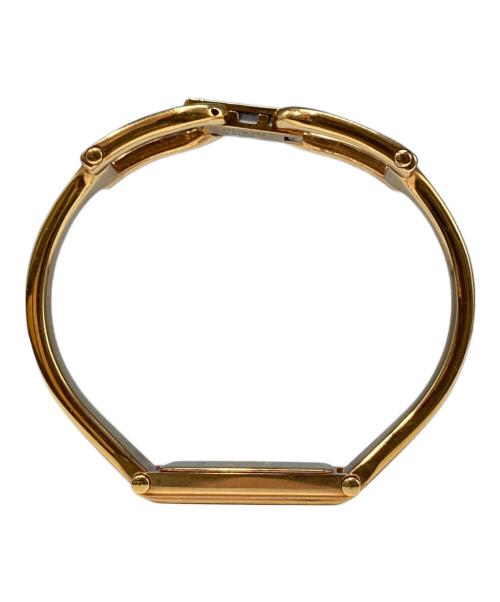 GUCCI（グッチ）GUCCI (グッチ) 1Pダイヤ 1500Lリストウォッチ ピンクの古着・服飾アイテム