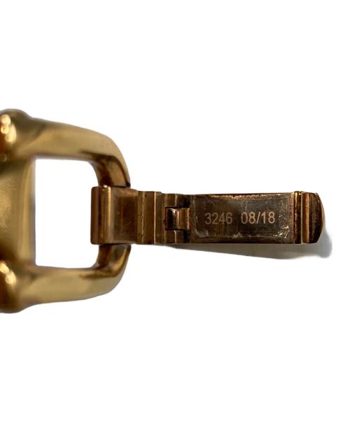 GUCCI（グッチ）GUCCI (グッチ) 1Pダイヤ 1500Lリストウォッチ ピンクの古着・服飾アイテム