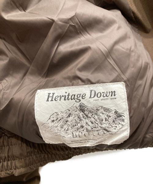 OHOTORO（オオトロ）OHOTORO (オオトロ) Heritage Duck Down ブラウン サイズ:Mの古着・服飾アイテム
