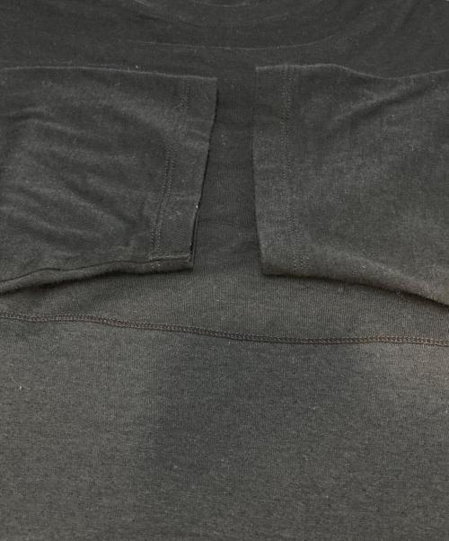 THREE DOTS（スリードッツ）THREE DOTS (スリードッツ) Smile cotton l/s loose tee ブラック サイズ:XSの古着・服飾アイテム