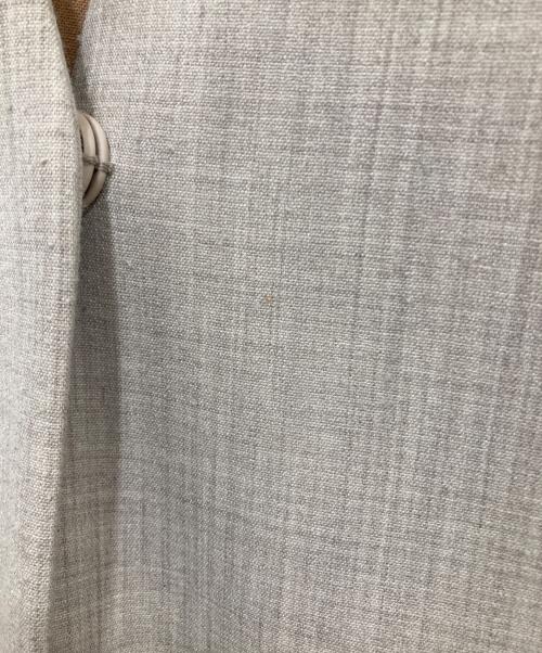 FRAMeWORK（フレームワーク）FRAMeWORK (フレームワーク) ダブルフェイスノーカラースプリングコート ベージュ サイズ:38の古着・服飾アイテム