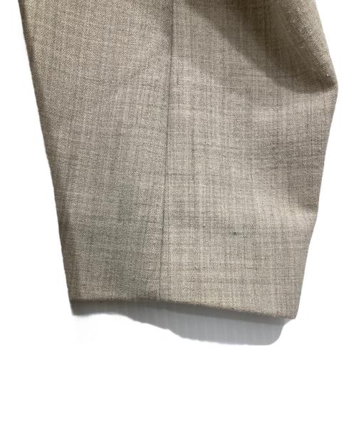 FRAMeWORK（フレームワーク）FRAMeWORK (フレームワーク) ダブルフェイスノーカラースプリングコート ベージュ サイズ:38の古着・服飾アイテム