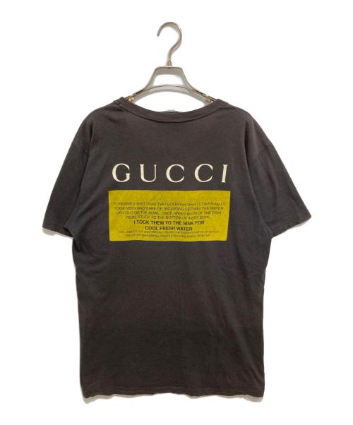 GUCCI（グッチ）GUCCI (グッチ) BLACK CAT PRINT TEE ブラック サイズ:Sの古着・服飾アイテム