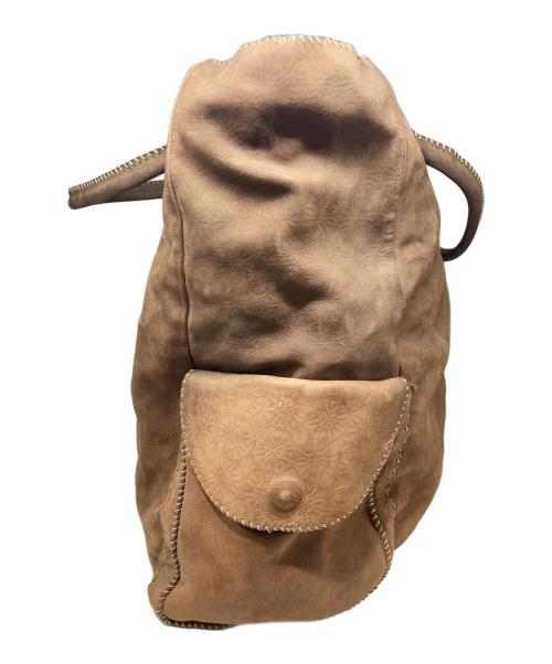 FALORNI（ファロルニ）FALORNI (ファロルニ) レザーバッグ ブラウンの古着・服飾アイテム