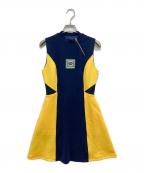 NOEL REUSSIRノエルレウシール）の古着「ノースリーブワンピース」｜イエロー