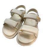 Christian Diorクリスチャン ディオール）の古着「Dioract スライドサンダル」｜ホワイト