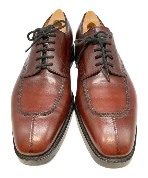 JOHN LOBB（ジョンロブ）JOHN LOBB (ジョンロブ) BORDER/Vチップシューズ バーガンディー サイズ:UK 6 1/2の古着・服飾アイテム