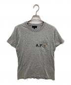 CarHartt×A.P.C.カーハート×アーペーセー）の古着「ポケットロゴTシャツ」｜グレー