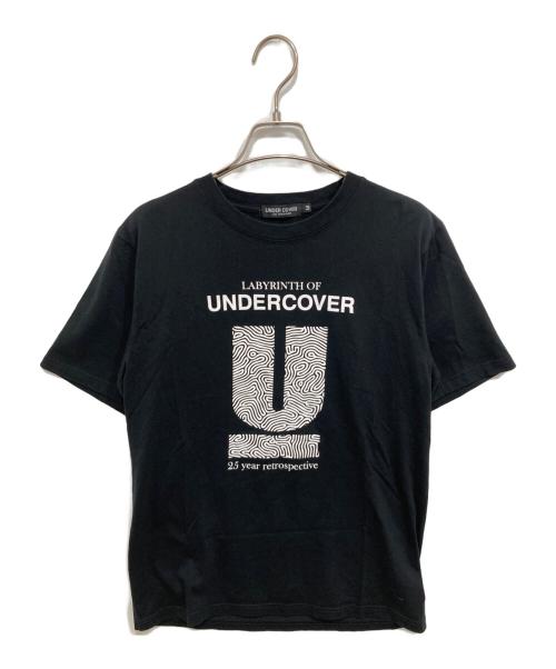 UNDERCOVER（アンダーカバー）UNDERCOVER (アンダーカバー) ロゴプリントTシャツ ブラック サイズ:Mの古着・服飾アイテム