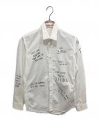 THE ACADEMY NEW YORKザアカデミーニューヨーク）の古着「ANY custom handwritten Shirts」｜ホワイト