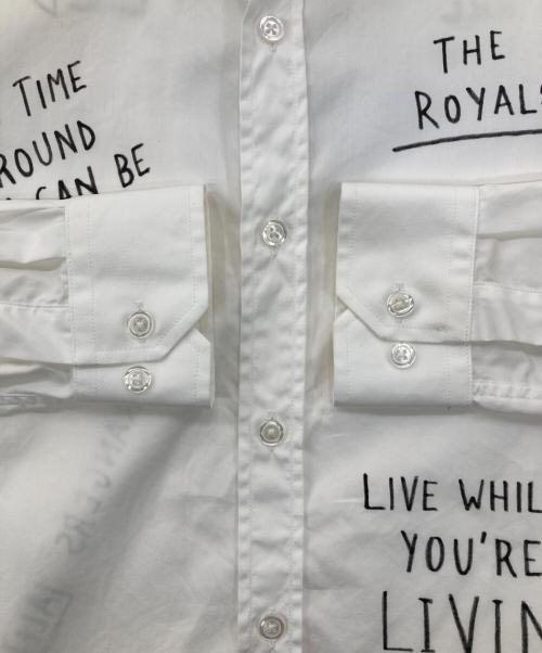 THE ACADEMY NEW YORK（ザアカデミーニューヨーク）THE ACADEMY NEW YORK (ザアカデミーニューヨーク) ANY custom handwritten Shirts ホワイト サイズ:Mの古着・服飾アイテム