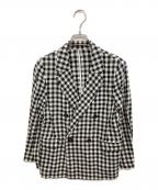 NOLLEY'Sノーリーズ）の古着「麻混ストレッチジャケット」｜ブラック