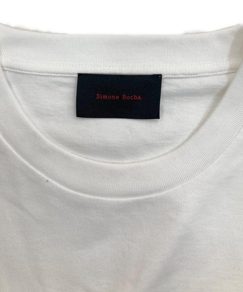 Simone Rocha（シモーネ ロシャ）Simone Rocha (シモーネ ロシャ) インサイドアウトポケットカットソー ホワイト サイズ:XLの古着・服飾アイテム