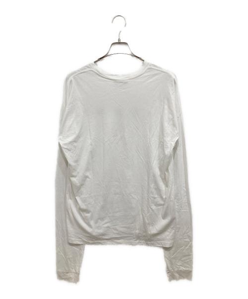 MARNI（マルニ）MARNI (マルニ) ロゴロングスリーブTシャツ ホワイト サイズ:XL(50)の古着・服飾アイテム