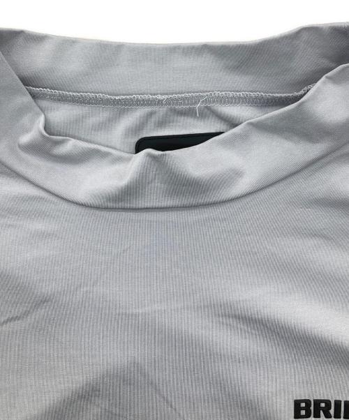 BRIEFING GOLF（ブリーフィング ゴルフ）BRIEFING GOLF (ブリーフィング ゴルフ) ハイネックシャツ グレー サイズ:Lの古着・服飾アイテム