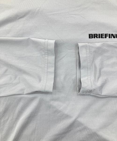 BRIEFING GOLF（ブリーフィング ゴルフ）BRIEFING GOLF (ブリーフィング ゴルフ) ハイネックシャツ グレー サイズ:Lの古着・服飾アイテム