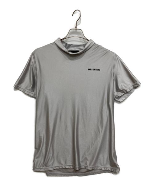 BRIEFING GOLF（ブリーフィング ゴルフ）BRIEFING GOLF (ブリーフィング ゴルフ) ハイネックシャツ グレー サイズ:Lの古着・服飾アイテム