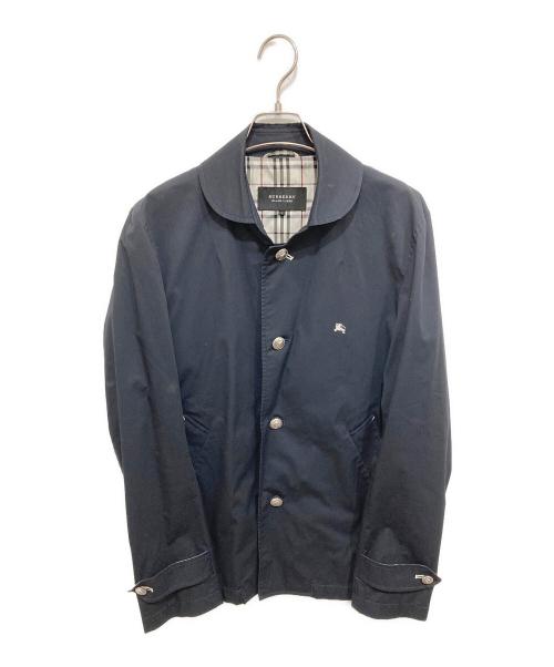 BURBERRY BLACK LABEL（バーバリーブラックレーベル）BURBERRY BLACK LABEL (バーバリーブラックレーベル) メタルボタンショートジャケット ネイビー サイズ:Lの古着・服飾アイテム