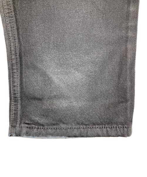 DIESEL（ディーゼル）DIESEL (ディーゼル) 1995-09C85 コーティングデニムパンツ ブラック×インディゴ サイズ:71cm (W28)の古着・服飾アイテム