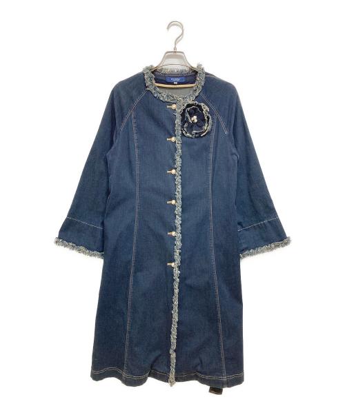 M'S GRACY（エムズグレイシー）M'S GRACY (エムズグレイシー) ストレッチデニムコート インディゴ サイズ:L(40)の古着・服飾アイテム