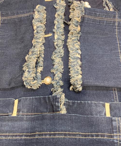 M'S GRACY（エムズグレイシー）M'S GRACY (エムズグレイシー) ストレッチデニムコート インディゴ サイズ:L(40)の古着・服飾アイテム