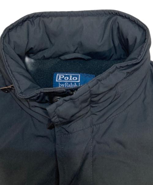 POLO RALPH LAUREN（ポロ・ラルフローレン）POLO RALPH LAUREN (ポロ・ラルフローレン) 裏フリースブルゾン ブラック サイズ:Mの古着・服飾アイテム