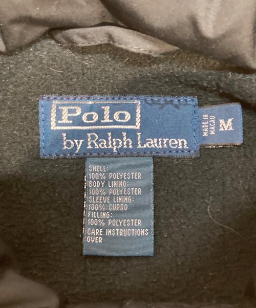 POLO RALPH LAUREN（ポロ・ラルフローレン）POLO RALPH LAUREN (ポロ・ラルフローレン) 裏フリースブルゾン ブラック サイズ:Mの古着・服飾アイテム