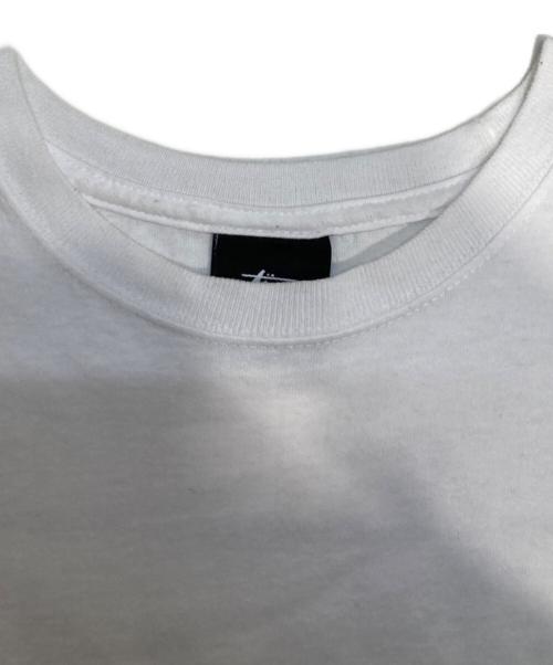 stussy（ステューシー）stussy (ステューシー) 8 ball tee ホワイト サイズ:Lの古着・服飾アイテム