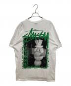 stussyステューシー）の古着「CROWN ART TEE」｜ホワイト