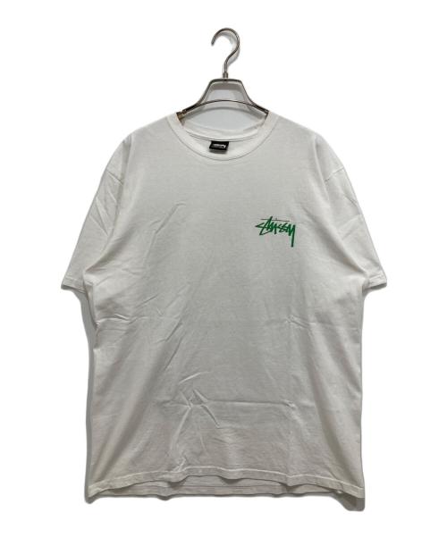 stussy（ステューシー）stussy (ステューシー) CROWN ART TEE ホワイト サイズ:Lの古着・服飾アイテム