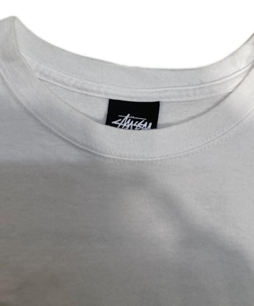 stussy（ステューシー）stussy (ステューシー) CROWN ART TEE ホワイト サイズ:Lの古着・服飾アイテム