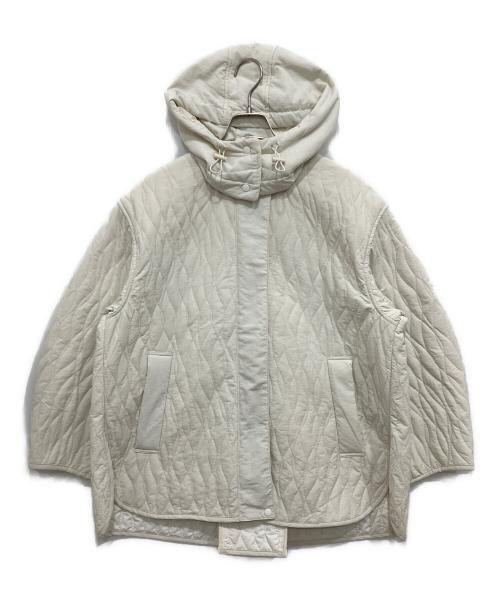 Adam et Rope（アダム エ ロペ）Adam et Rope (アダム エ ロペ) 3WAYフーディキルティングブルゾン アイボリー サイズ:Freeの古着・服飾アイテム