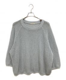 Plage（プラージュ）の古着「Plage Openwork Pattern」｜スカイブルー
