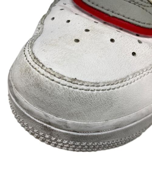 NIKE（ナイキ）NIKE (ナイキ) Air Force 1 Mid '07 LV8 ホワイト×レッド サイズ:26.5cmの古着・服飾アイテム