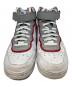 NIKE (ナイキ) Air Force 1 Mid '07 LV8 ホワイト×レッド サイズ:26.5cm：4000円