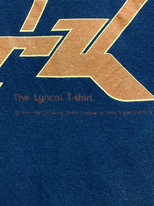 Bjork（ビョーク）Bjork (ビョーク) bjork 1994 THE LYRICAL TEXT NAVY TEE ネイビー サイズ:XLの古着・服飾アイテム