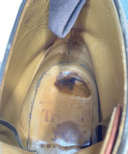 Tricker's（トリッカーズ）Tricker's (トリッカーズ) JACK COLLECTION 異素材切替ショートブーツ ブラウン サイズ:24.5cm(UK5 1/2)の古着・服飾アイテム