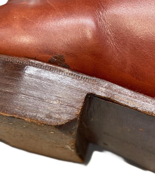 Tricker's（トリッカーズ）Tricker's (トリッカーズ) JACK COLLECTION 異素材切替ショートブーツ ブラウン サイズ:24.5cm(UK5 1/2)の古着・服飾アイテム