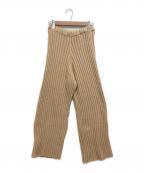 BASERANGEベースレンジ）の古着「ニットパンツ」｜ベージュ